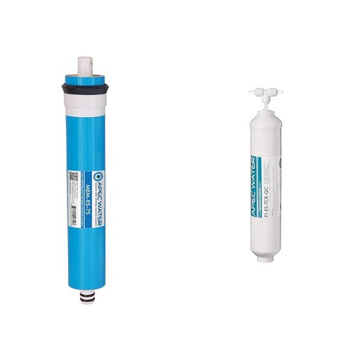 APEC 75 GPD Membrane and 10" High Capacity Inline Carbon Filter Bundle for Reverse Osmosis Systems
