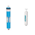 APEC 75 GPD Membrane and 10" High Capacity Inline Carbon Filter Bundle for Reverse Osmosis Systems
