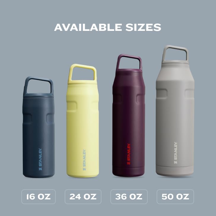 Stanley IceFlow Water Bottle - Lightweight & Leakproof Insulated Design | Wide Mouth Twist Lid | BPA-Free