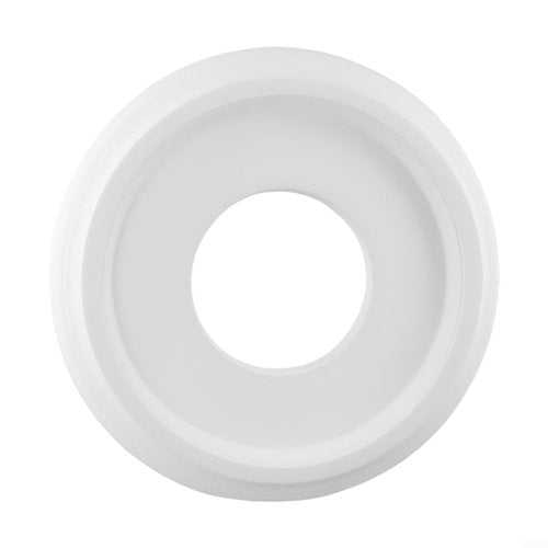 Ceiling Medallion 10cm Inner Hole 3cm Thickness, Waterproof Decorative Plate for Ceiling Fan Light Fixtures and Chandeliers, for Home Decor Light Trim 25cm Outer Diameter