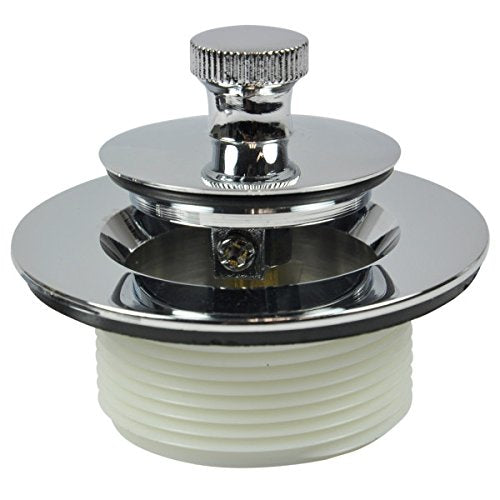 DANCO Universal Lift and Turn Bath Drain Trim Kit with Overflow Plate, Chrome (88966)