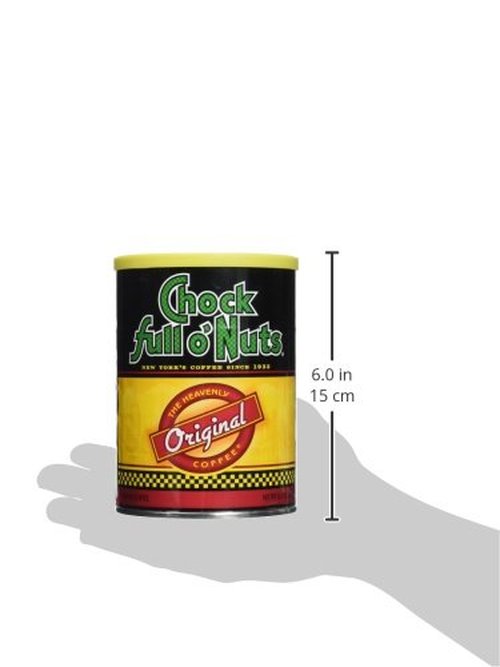 Chock Full O' Nuts Coffee, Regular, Amg, Can, 11.3 Ounce (Pack of 4)