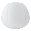 ECOESPTI Small Opal Glass Lampshade Replacement, Ideal for Table, Floor, Wall and Pendant Lights, White Modern Design with Milky Soft Glow(Flower)