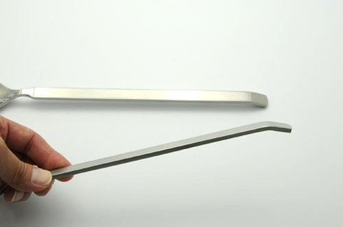 Alessi 4180/14 "Dry" Salad Set, Silver