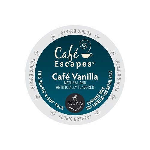 Cafe Escapes Cafe Vanilla, K-Cups, 96 Count by Café Escapes