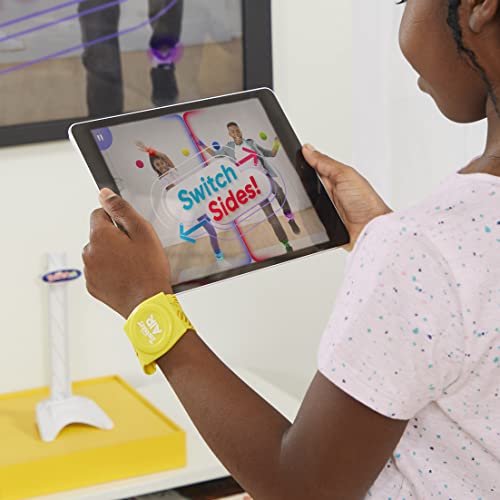 Twister Air Game | AR App Play Game with Wrist and Ankle Bands | Links to Smart Devices | Active Party Games for Kids and Adults | Ages 8+ | For 1+ Players