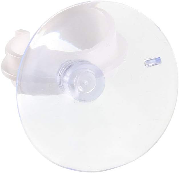 Uxcell Aquarium Suction Cup Clips - Secure Airline Tube Holders for Fish Tanks | Clear 24mm, 12 Pcs