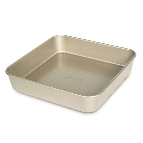 Glad Square Baking Pan Nonstick - Heavy Duty Metal Bakeware for Cakes and Brownies, 9 inches