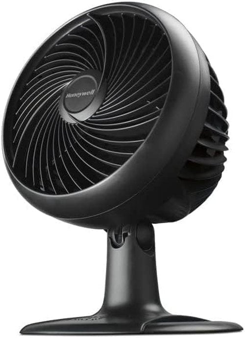 Honeywell TurboForce Table Fan - Oscillating 10 Inch with 3 Speed Settings - Black (Renewed)