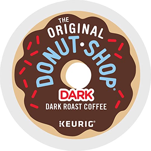 The Original Donut Shop Dark, Keurig Single Serve K-Cup Pods, Dark Roast Coffee Pods, 32 Count