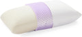 Purple Harmony Pillow - Talalay Latex Foam Cooling Pillow for Side Sleepers | 360º Hex GelFlex Grid, Medium Feel, Standard Size