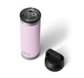 YETI Rambler Bottle Chug, Vaccum Insulated Stainless Steel Bottle with Leakproof Chug Cap, Cherry Blossom, 18 oz (532 ml)