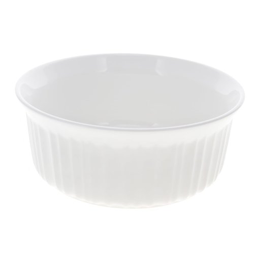 CorningWare FS5 1.5qt/1.4L Round French White Casserole Dish