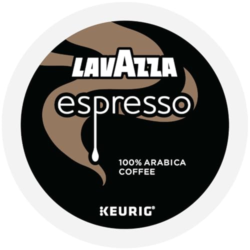 Lavazza Espresso, Single-Serve Keurig K-Cup Pods, Medium Roast Coffee, 88-Count Box (4 Packs of 22)
