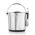 OXO 3107300 Steel Ice Bucket and Tongs Set