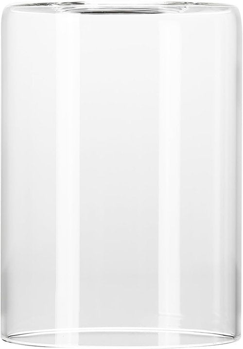 Clear Glass Shade Replacement Shade DIKAIDA 1 Pack, High Transmittance Cylinder Glass Lampshade Covers for Vanity lighting Fixtures Table Lamp Floor Lamp Chandelier Pendant Light