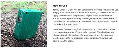 Terro Ant Bait Stations - Effective Liquid Formula for Quick Ant Control | 8-Pack