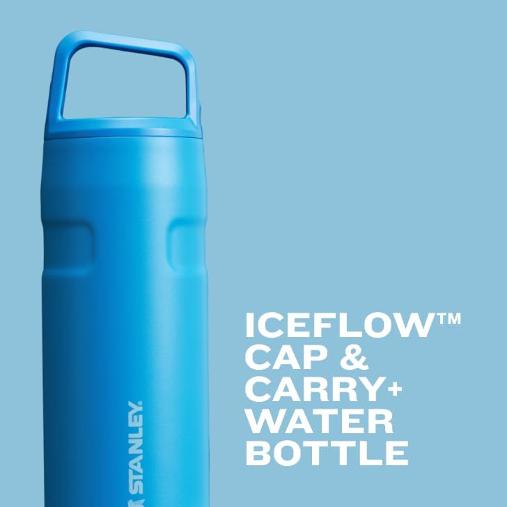 Stanley IceFlow Water Bottle - Lightweight & Leakproof Insulated Design | Wide Mouth Twist Lid | BPA-Free