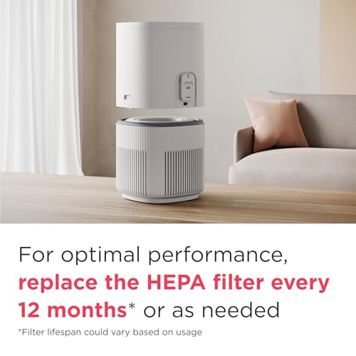 Frigidaire PureA300 HEPA Air Purifier for Small Bedrooms, Covers up to 850 Sq. Ft., 3-Stage Filtration, Energy Star Certification, Air Quality Monitoring, Smart Mode, Ultra Quiet, White