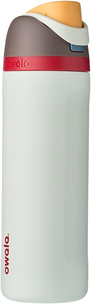 Owala FreeSip Insulated Stainless Steel Water Bottle - BPA-Free, 24 Oz, Perfect for Travel - Boneyard