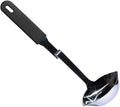 Souper Cubes | Lori Greiner No Mess Stainless Steel Soup Ladle - Silicone Handle, Charcoal Color