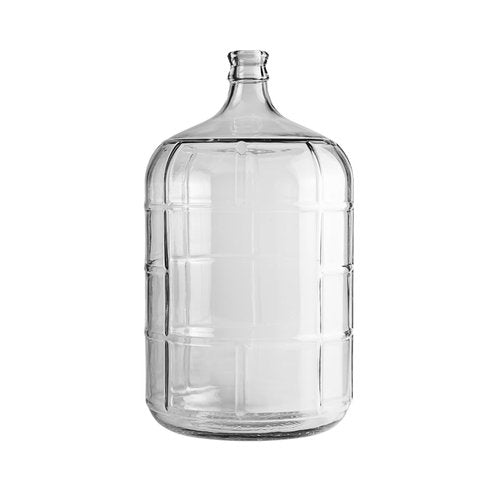 FastRack 3 Gallon Glass Carboy | Clear Fermenter for Wine & Beer | Italian Glass Carboy for Home Brewing, Fermentation Jar & Storage | Durable Wine Carboy & Fermenting Jug | #7 Stopper NOT INCLUDED