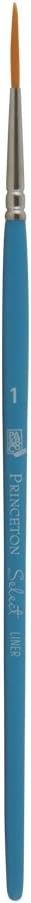 Princeton 3750L-1 Synthetic Liner Paint Brush - Size 1 | Select Artiste, Multicolor