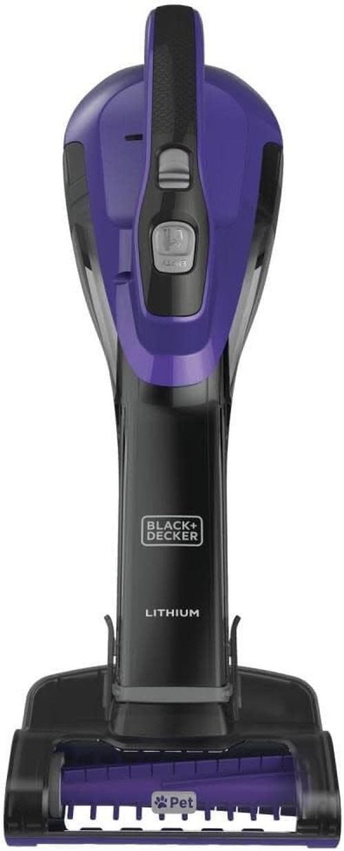 BLACK+DECKER AdvancedClean Cordless Pet Handheld Vacuum - Powerful Furbuster for Home & Car (HLVA325JP07)