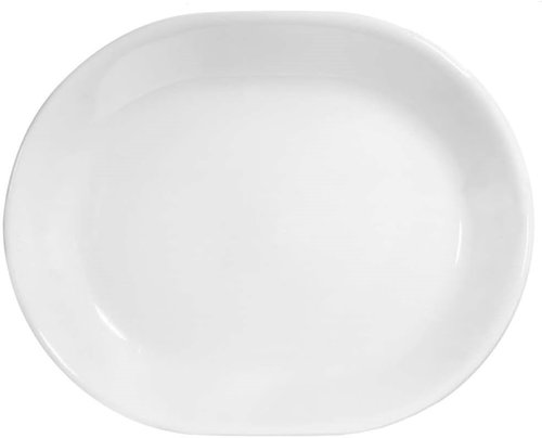 Corelle Vitrelle 38-Piece Dinnerware Set | Lightweight, Chip-Resistant Plates & Bowls in Winter Frost White