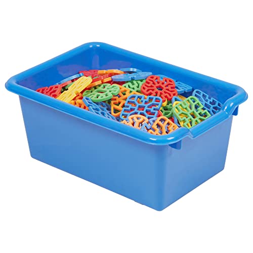 ECR4Kids Scoop Front Storage Bin, Multipurpose Organization, Assorted, 20-Piece