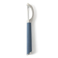 Calphalon Edge Stainless Steel Straight Vegetable Peeler w/Thermoplastic Rubber Handle - Navy Blue