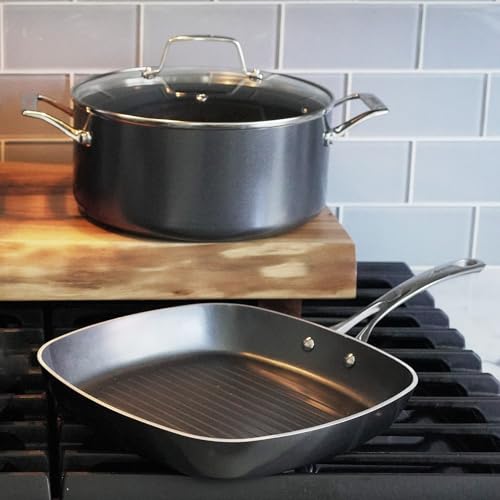 10" Ceramic PFAS-Free Non-Stick Grill Pan