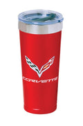 SR1 Performance C7 Corvette Crossed Flags Polar Tumbler - Travel Mug 20oz Coffee Cup