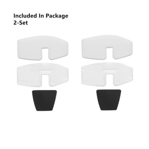 Ymimi Vacuum Filter Compatible with Eureka Flash Lightweight Stick Vacuum Cleaner,Fits NES510,Part # N0205,N0206,N0207 (2-Set)