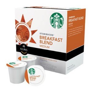 Starbucks Coffee K-Cups - Breakfast Blend - Smooth & Rich Flavor - 24 Count