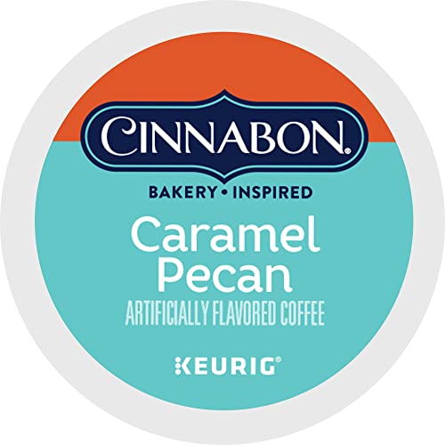 Cinnabon Caramel Pecan Coffee, Keurig Single Serve K-Cup Pods, 96 Count