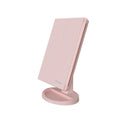 Infitrans Trifold Makeup Mirror Vanity Mirror with Lights,1X 2X 3X Magnification,Touch Control,Adjustable Rotation,Dual Power Supply,Portable Travel Cosmetic Mirror,Birthday Gifts for Women,Teengirls