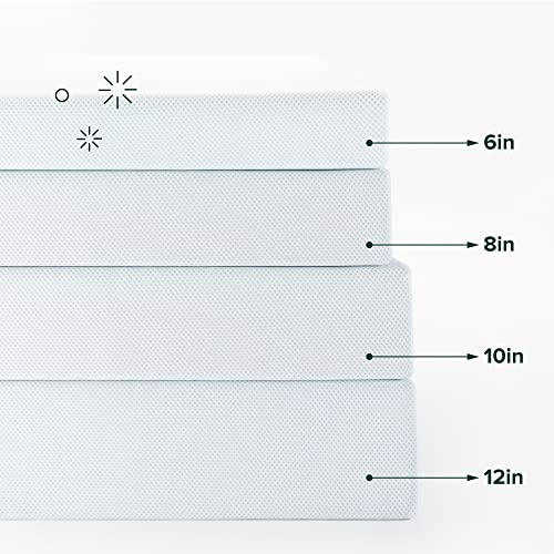 Zinus 8 Inch Green Tea Cooling Memory Foam Mattress [New Version], Twin, Fiberglass Free, Medium Firmness, Cooling Gel Foam, Certified Safe Foams & Fabric, Mattress in A Box