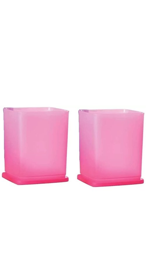 Tupperware Square Fruits Vegetables Storer Refrigerator Container Cubix 1.8l 2pc