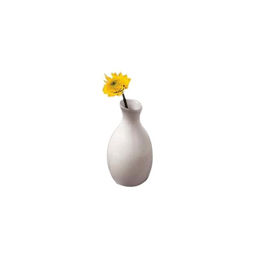 American Metalcraft BVJGG4 3-7/8” High Ceramic Jug Vase(Pack of 12), White