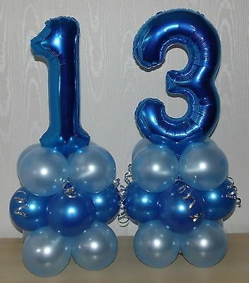 Number 15 Balloon by [Brand Name] - 40 Inch Navy Blue Birthday Decoration for 15th Celebration