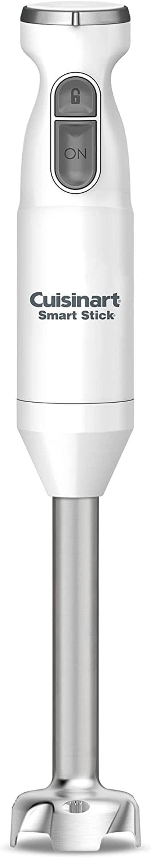 Cuisinart Smart Stick Two-Speed Hand Blender, Powerful Immersion Blender with 300-Watt Motor Blends Shakes, Smoothies, Puree, Baby Food, Soups & Sauces, CSB-175P1, White