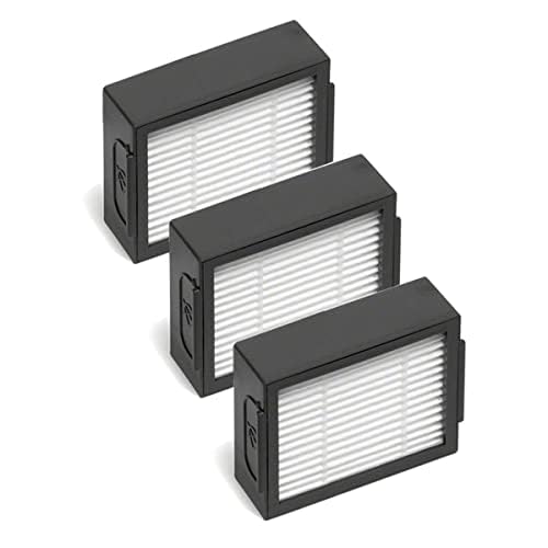Replacement Parts Accessories for iRobot Roomba J7 J7+ J9 J9+ J5 J5+ J6 J6+ J8 J8+ Series Vacuum Cleaner Includes 1 Pack Bristle Brush,and 3 Pack Filter, Black Side Brush