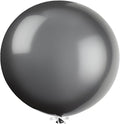 Phantom Black Latex Balloons - 36" Pack of 6 | Vibrant Design for Birthdays, Graduations & Events