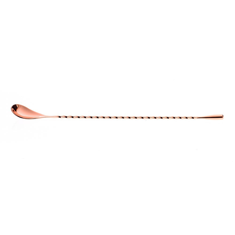 Barfly Teardrop Bar Spoon, End 11 13/16" (30 cm), Copper