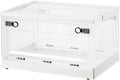 Storage Bins with Lids by [Brand Name] - 50 QT Stackable Plastic Containers with Wheels | Collapsible Organizer for Home, Office, and Dorm