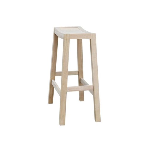 IC INTERNATIONAL CONCEPTS Ranch Stool - 30" Seat Height Unfinihsed
