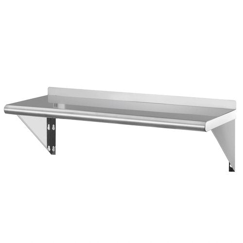 APLSS NSF All 430 Stainless Steel Wall Shelf 12 x 36 Inches 230 lb, Floating Mount Rack for Commercial & Residential Use