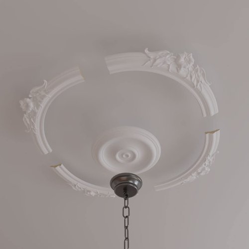 28 3/4"OD x 23 5/8"ID x 2 5/8"W x 7/8"P Flower Ceiling Ring Kit