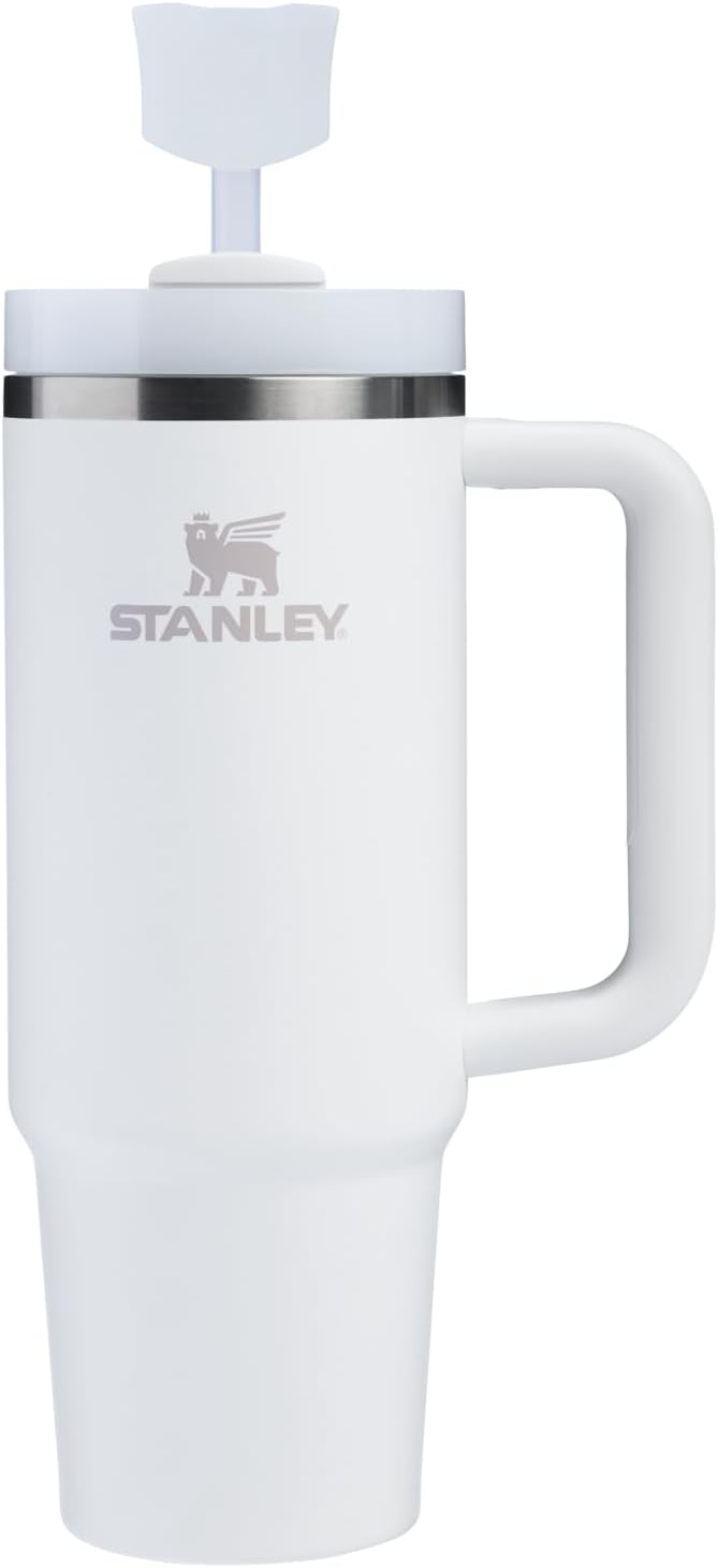 Stanley Quencher Anti-Pucker Straw Topper 2-Pack - Ergonomic Silicone Sip Cap for Tumbler | BPA-Free Clear
